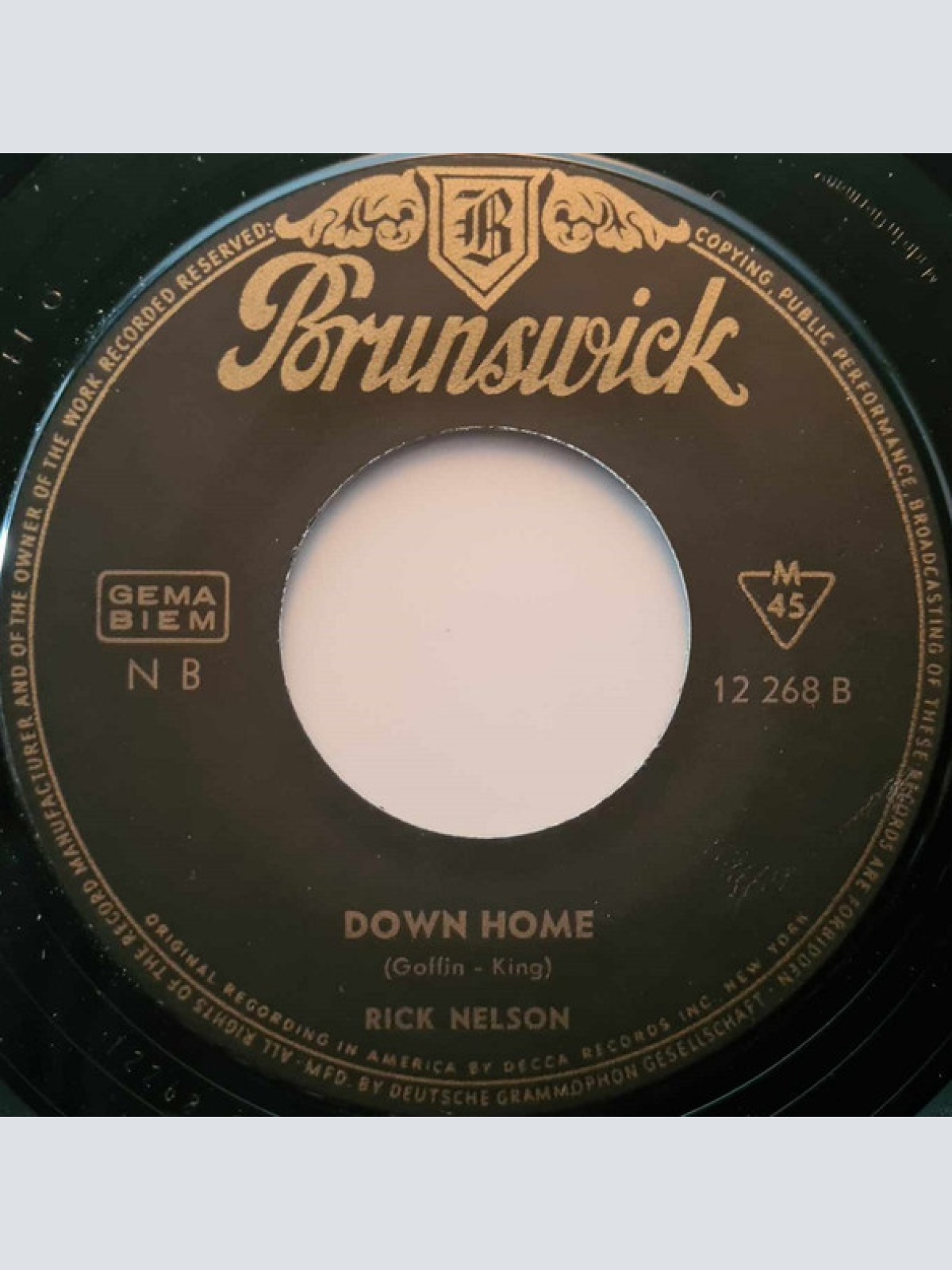 Vinyl / Rick Nelson* - Fools Rush In / Down Home