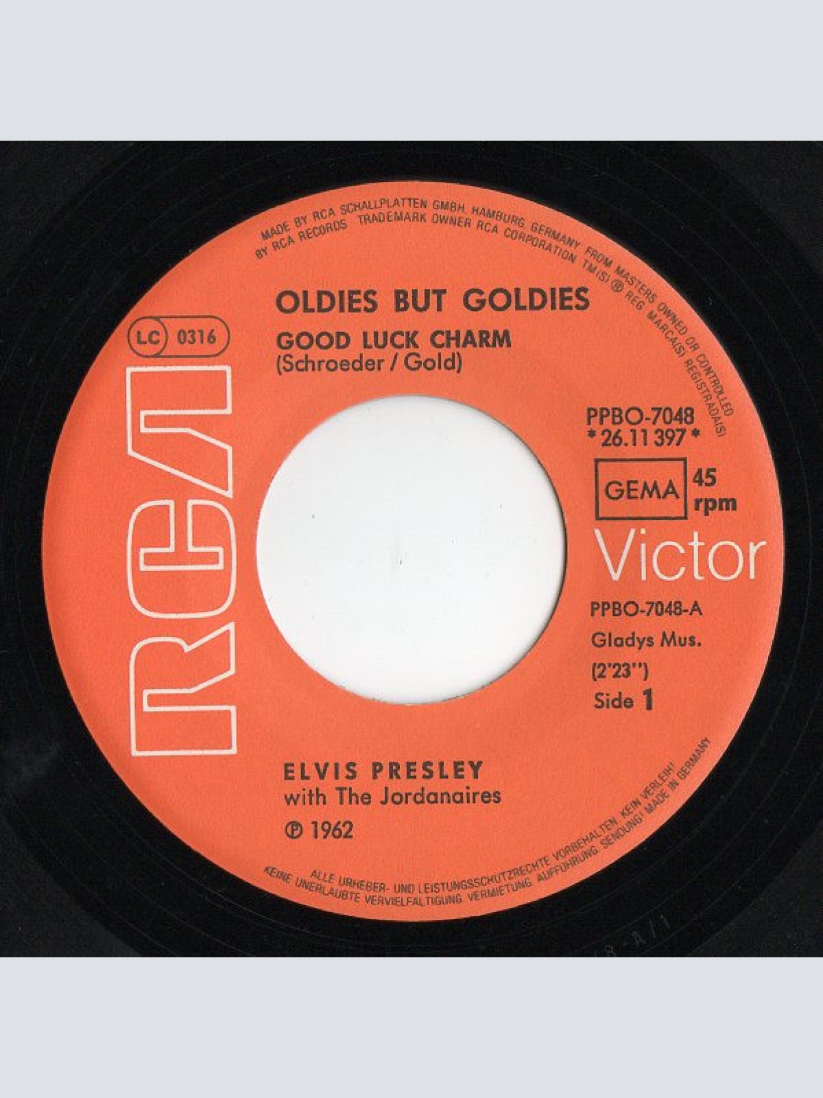 Vinyl / Elvis Presley - Good Luck Charm / Surrender