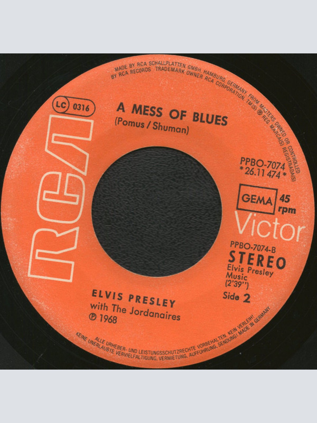 Vinyl / Elvis* - The Girl Of My Best Friend