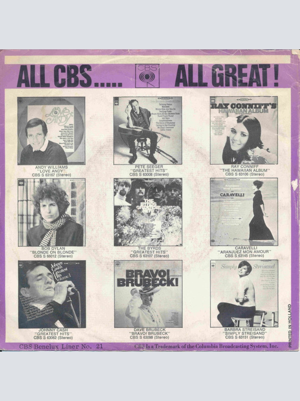 Vinyl / The Byrds - You Ain't Going Nowhere / Artificial Energy