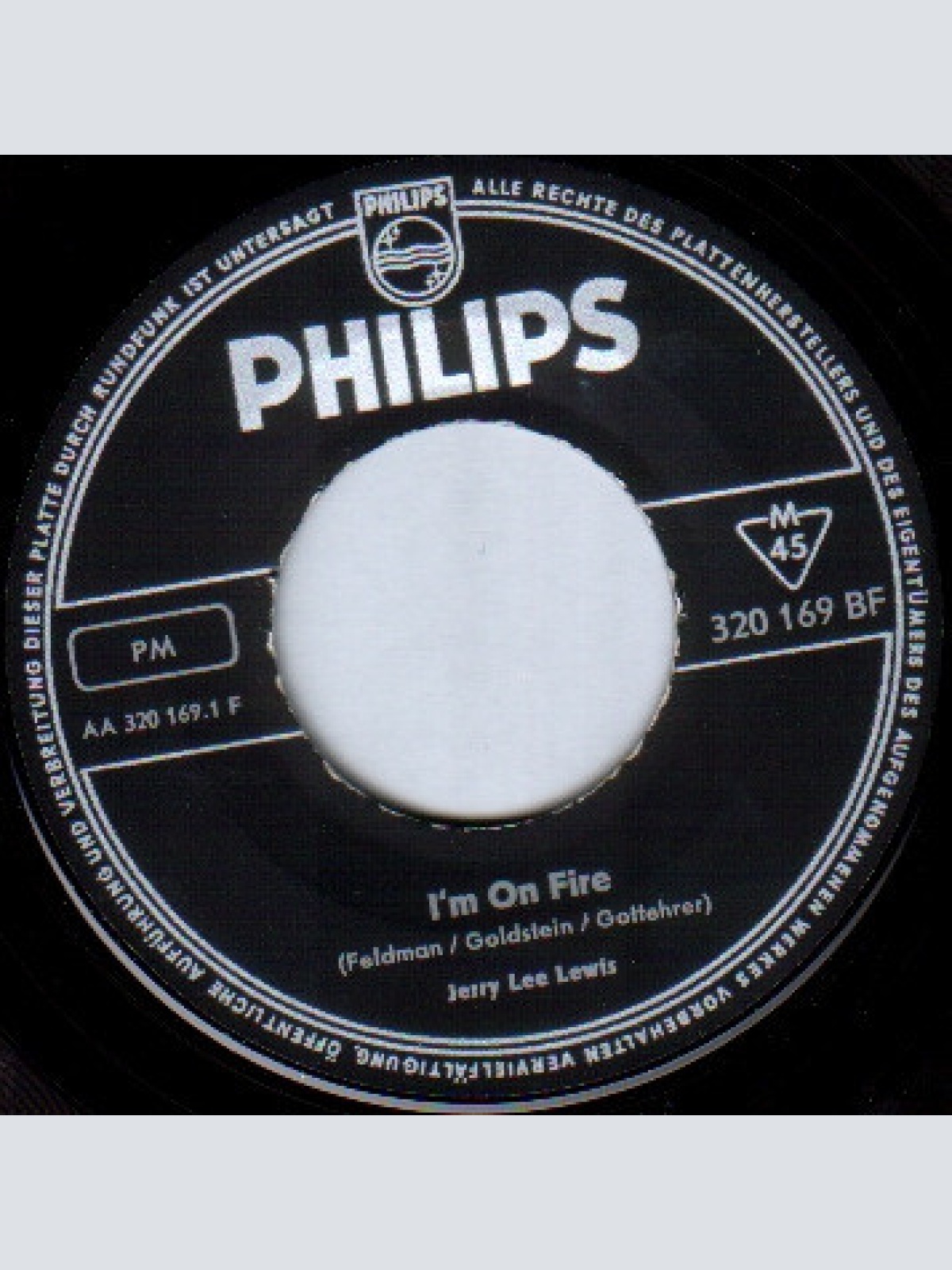Vinyl / Jerry Lee Lewis - I'm On Fire / Bread And Butter Man