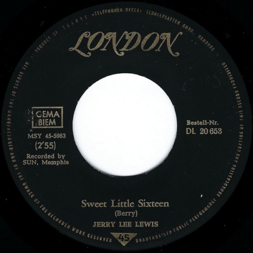 Vinyl / Jerry Lee Lewis - Sweet Little Sixteen