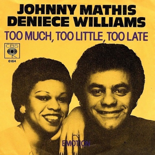 Vinyl / Johnny Mathis, Deniece Williams - Too Much, Too Little, Too Late