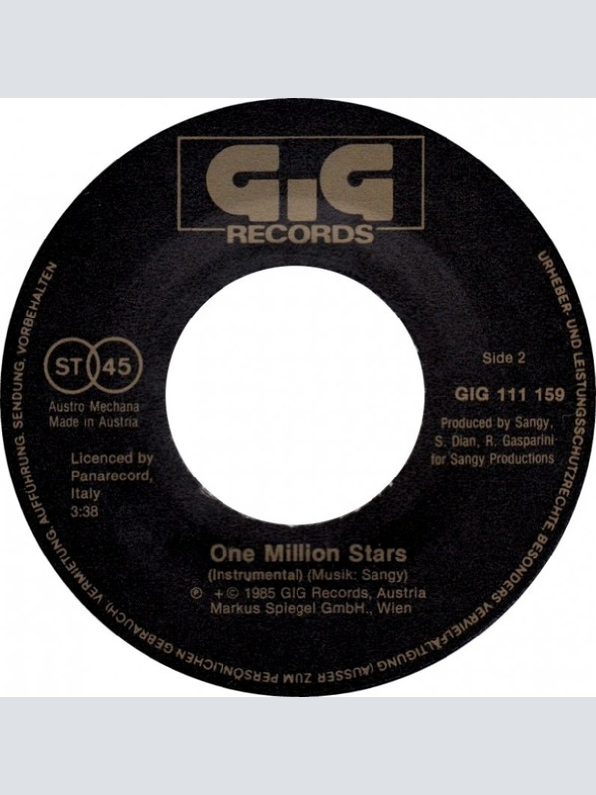 Vinyl / James Kahn - One Million Stars
