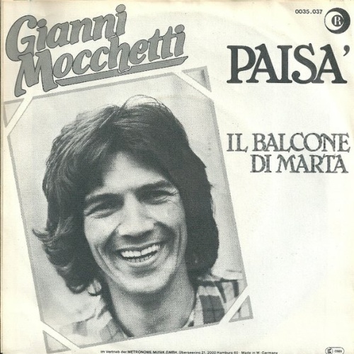Vinyl / Gianni Mocchetti - Paisà