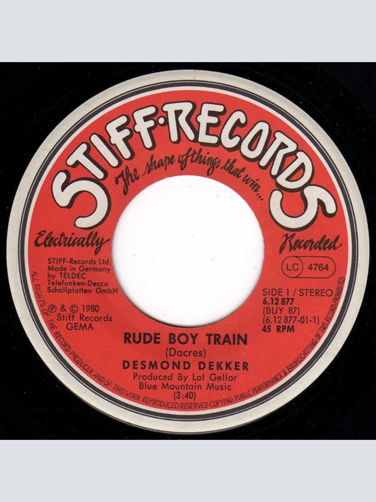 Vinyl / Desmond Dekker - Rude Boy Train