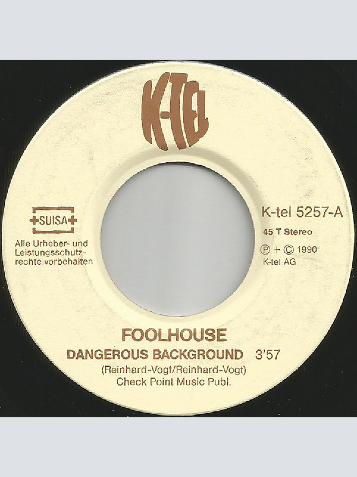 Vinyl / Foolhouse - Dangerous Background