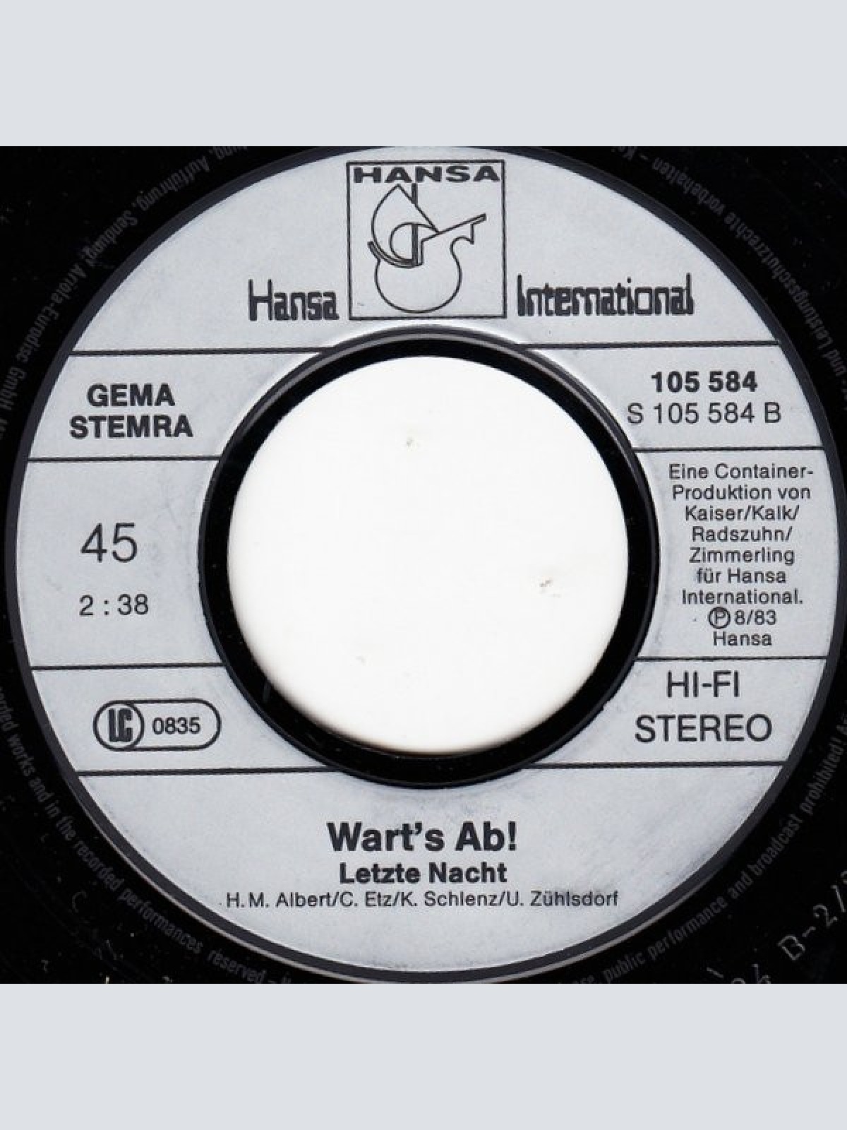 Vinyl / Wart's Ab! - Susi