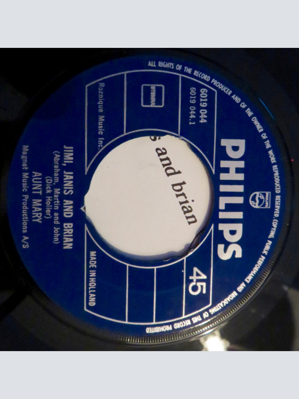 Vinyl / Aunt Mary (2) - Jimi, Janis And Brian