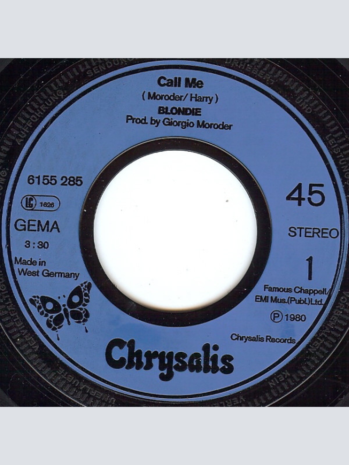 Vinyl / Blondie - Call Me