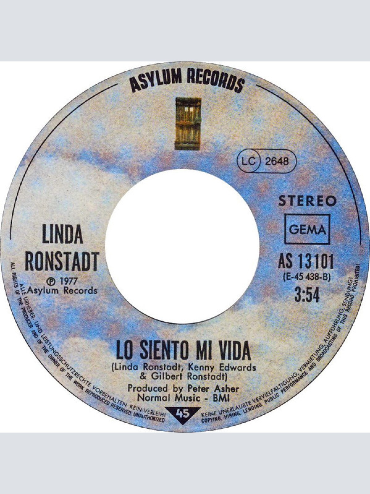 Vinyl / Linda Ronstadt - It's So Easy