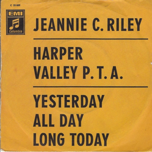 Vinyl / Jeannie C. Riley - Harper Valley P. T. A. / Yesterday All Day Long Today