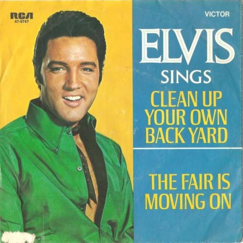 Vinyl / Elvis* - Clean Up Your Own Back Yard / The Fair Is Moving On