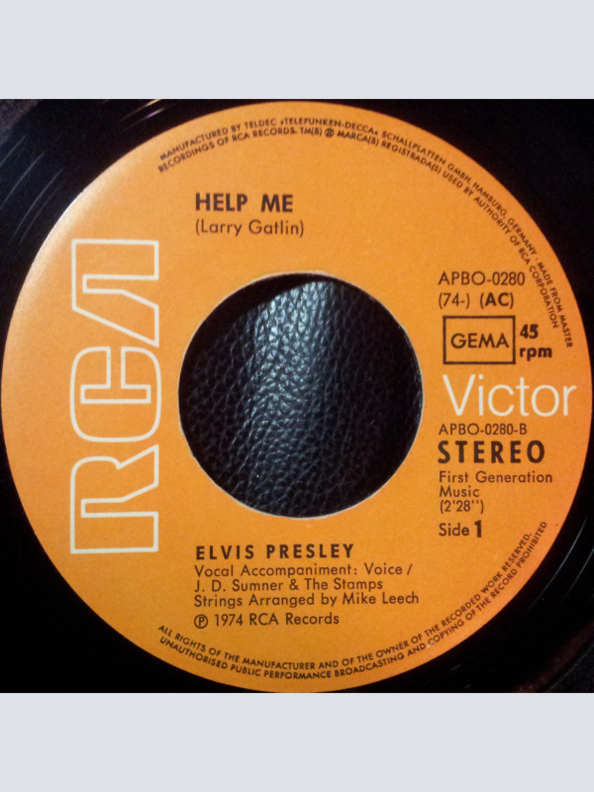 Vinyl / Elvis* - Help Me / If You Talk In Your Sleep