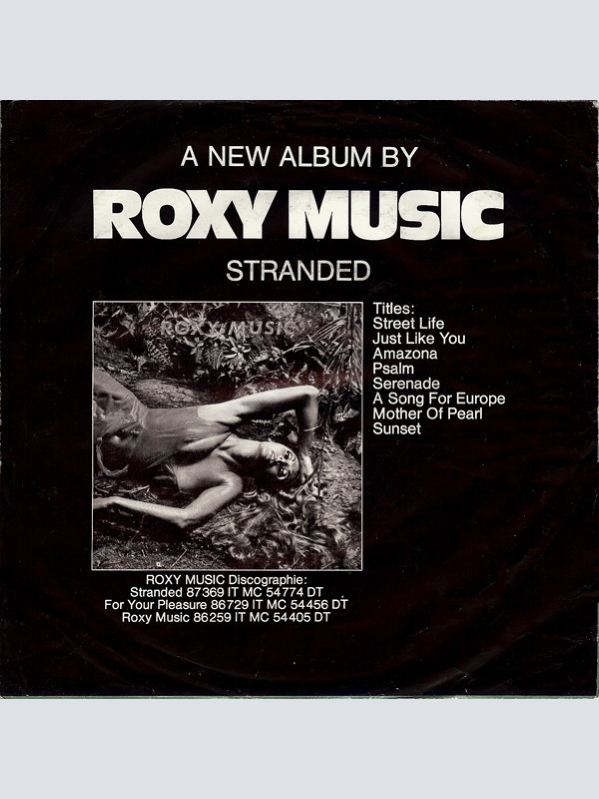 Vinyl / Roxy Music - Street Life / Hula-Kula