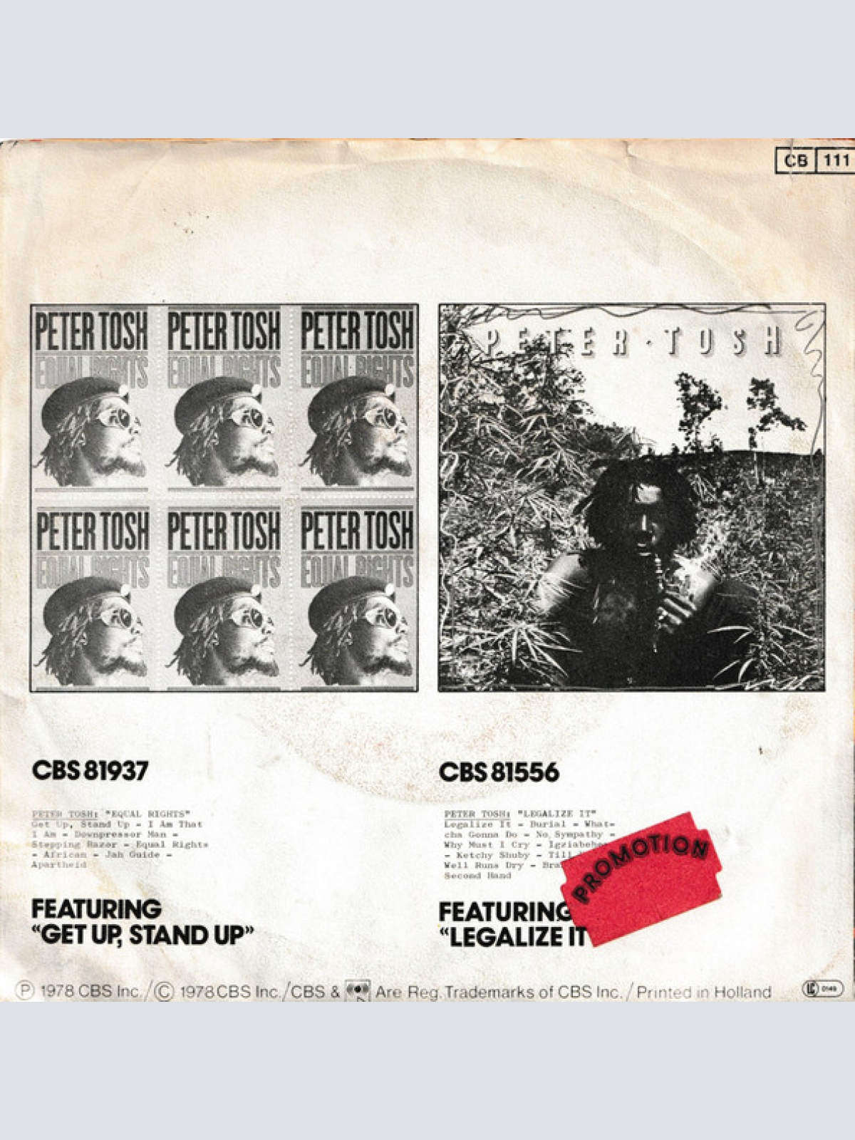 Vinyl / Peter Tosh - Get Up, Stand Up