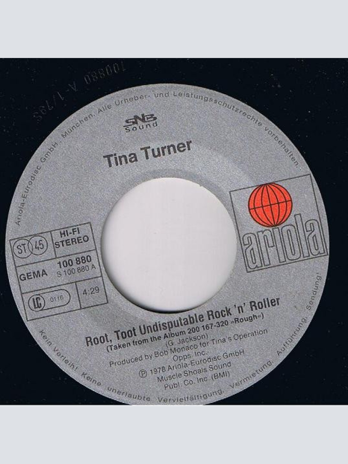 Vinyl / Tina Turner - Root, Toot Undisputable Rock'n Roller