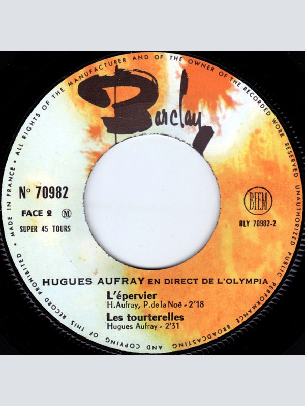 Vinyl / Hugues Aufray - Les Crayons De Couleur