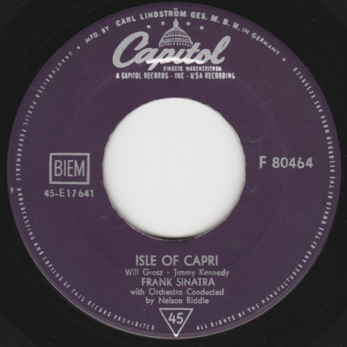 Vinyl / Frank Sinatra - Isle Of Capri / Mr. Success