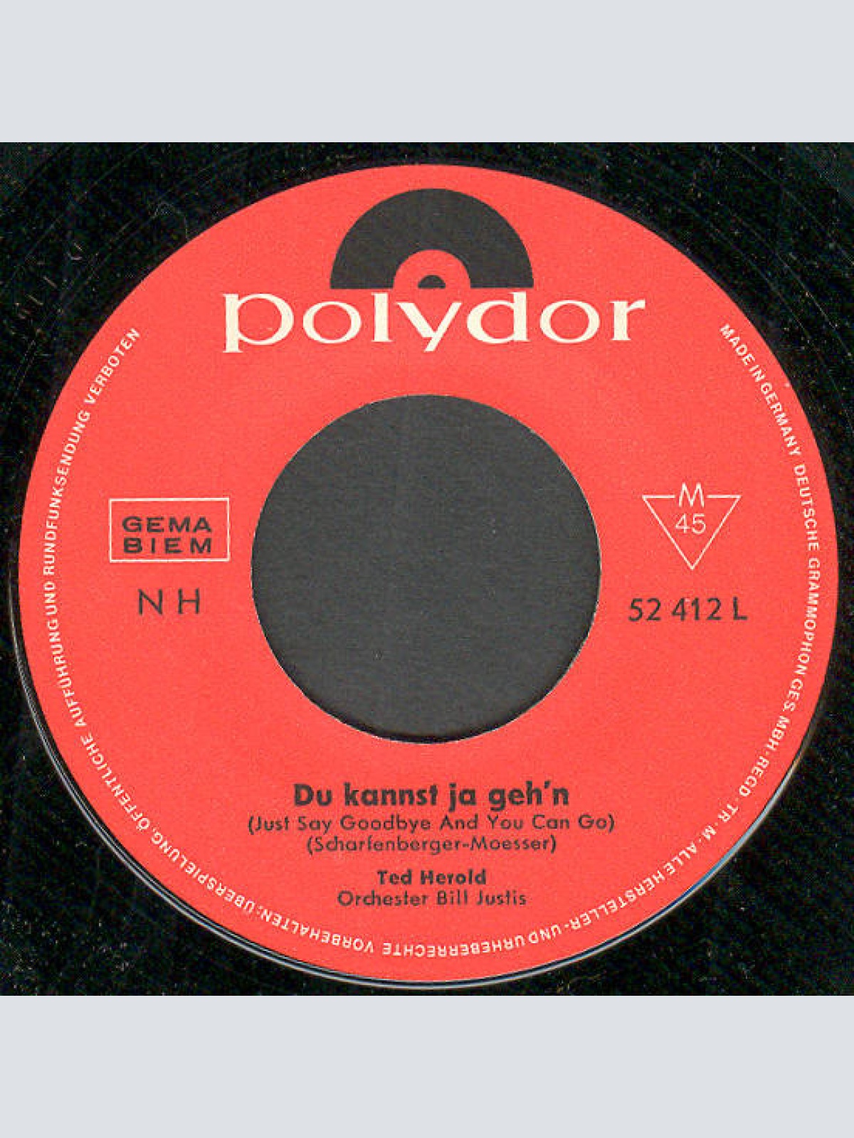 Vinyl / Ted Herold - Sag' Mir Bitte Die Wahrheit