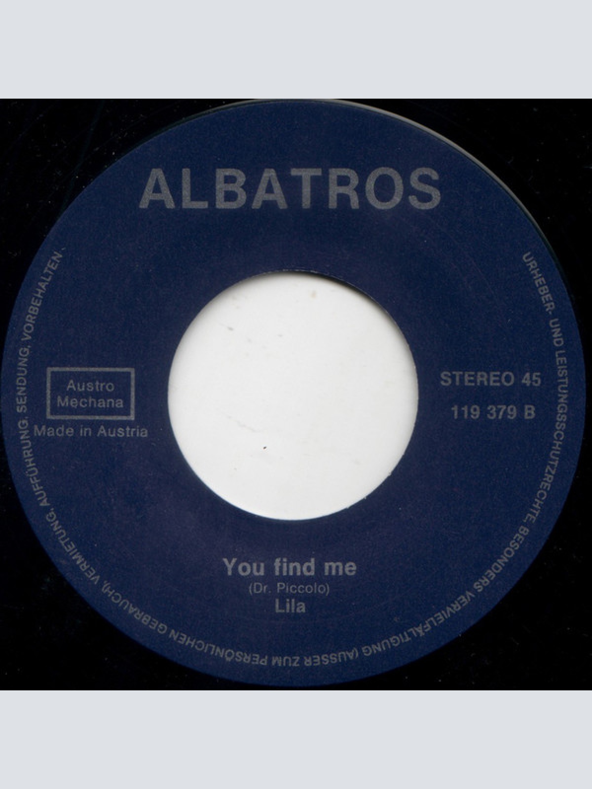 Vinyl / Lila (16) - Ein Lied Für Dich / You Find Me