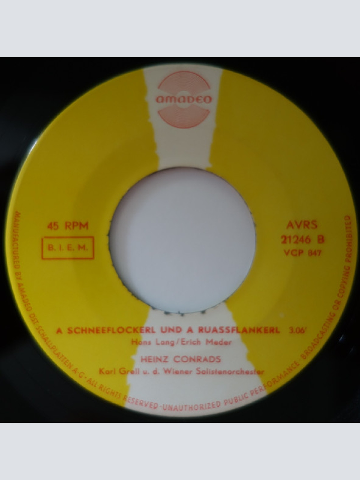 Vinyl / Heinz Conrads - Ein Kleiner Schmetterling