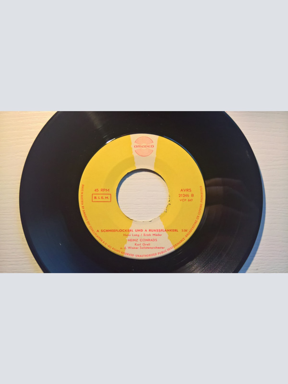 Vinyl / Heinz Conrads - Ein Kleiner Schmetterling