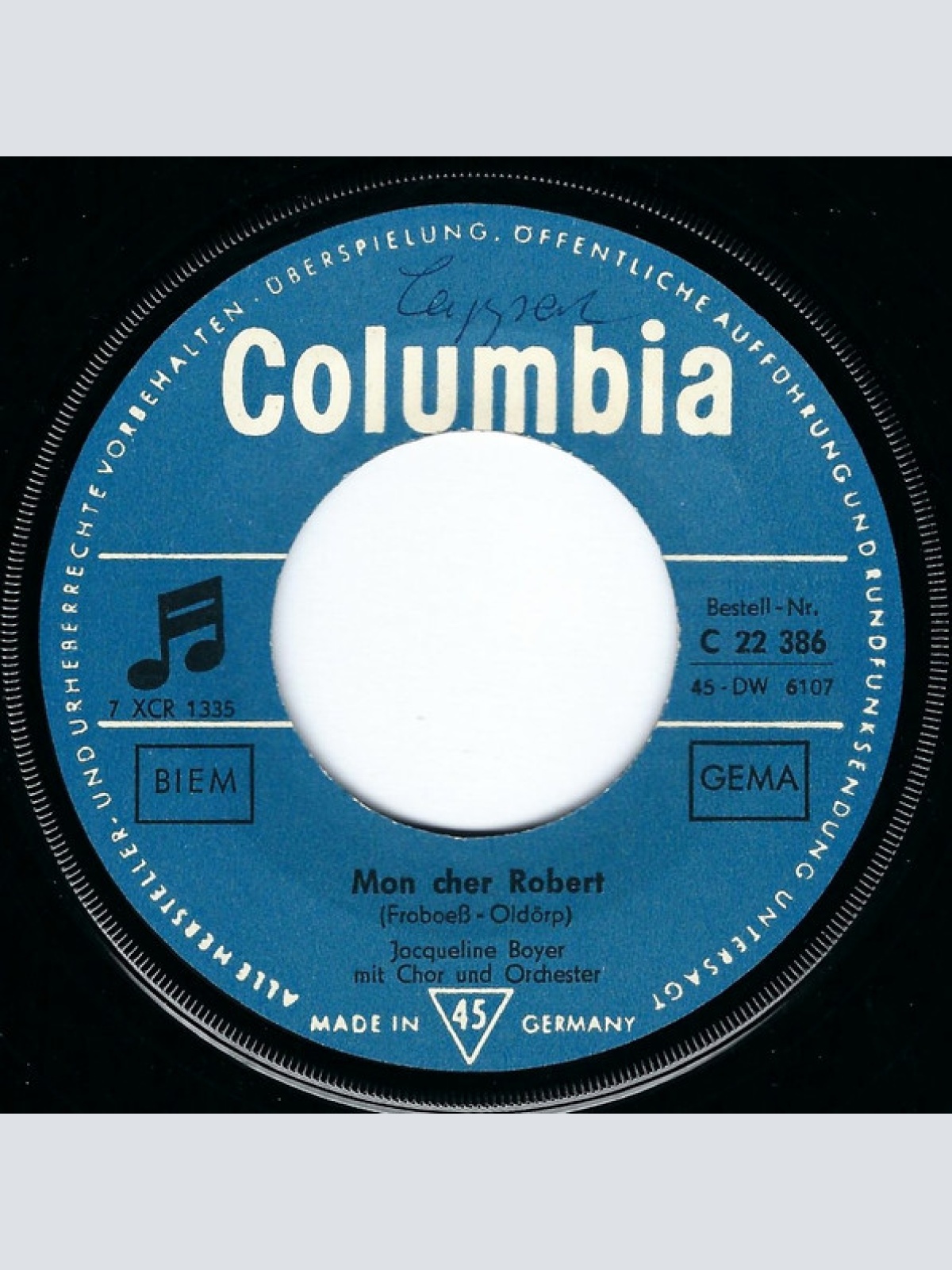 Vinyl / Jacqueline Boyer - Mitsou