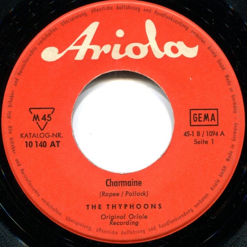 Vinyl / The Thyphoons* - Charmaine / Rhythm Of The Rain