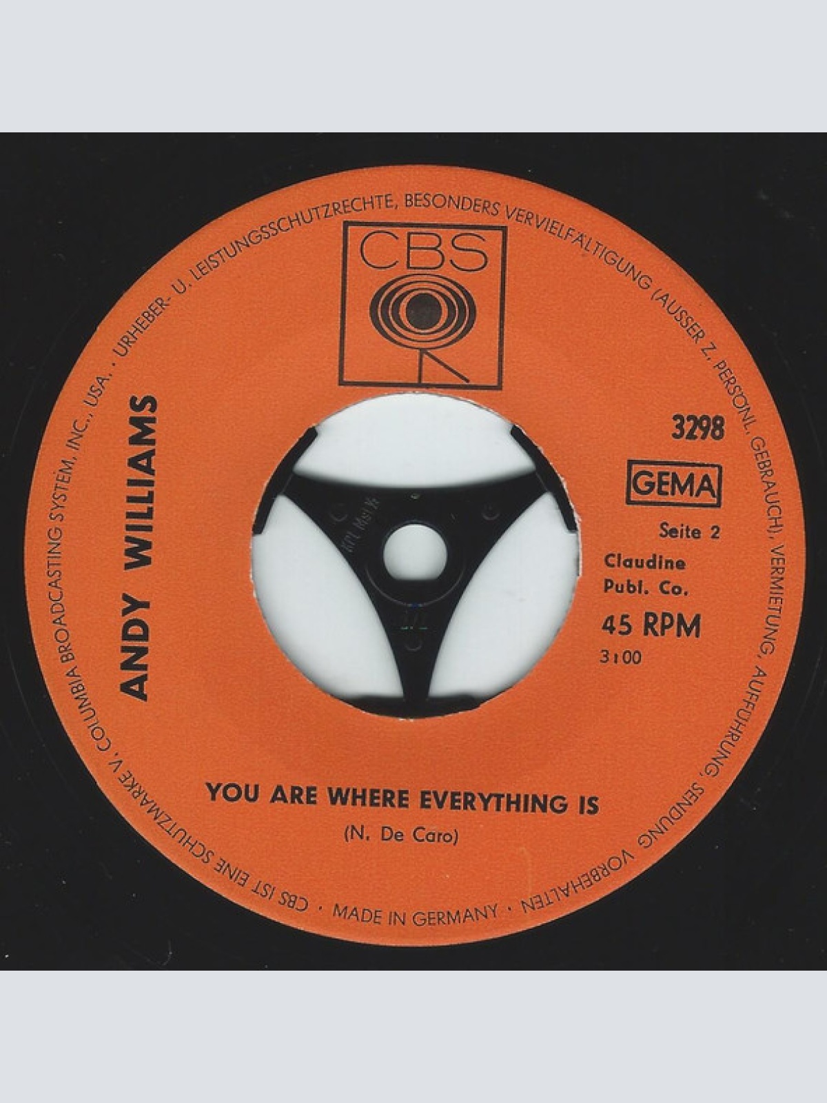 Vinyl / Andy Williams - Can't Take My Eyes Off You