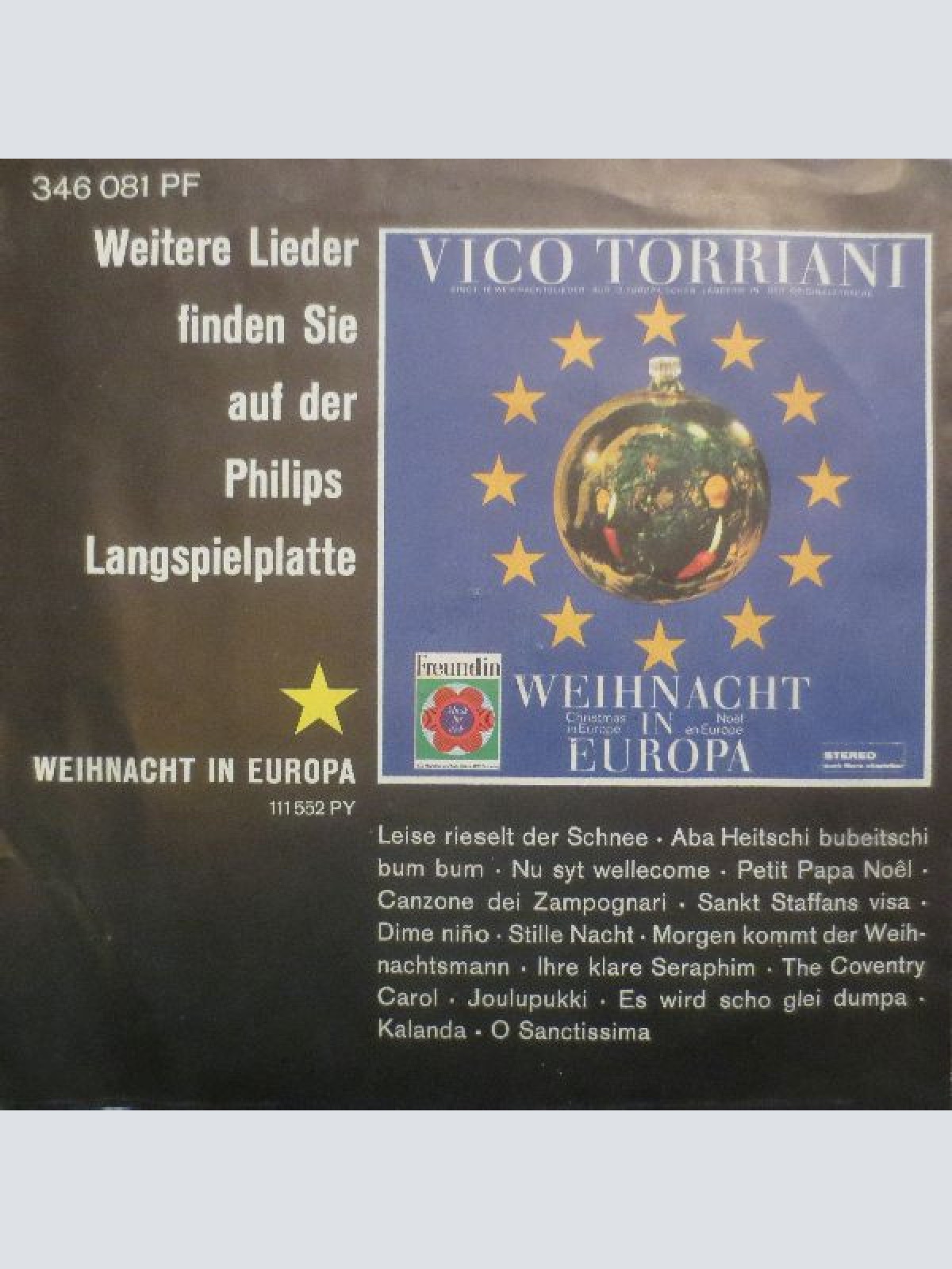 Vinyl / Vico Torriani - Morgen Kommt Der Weihnachtsmann