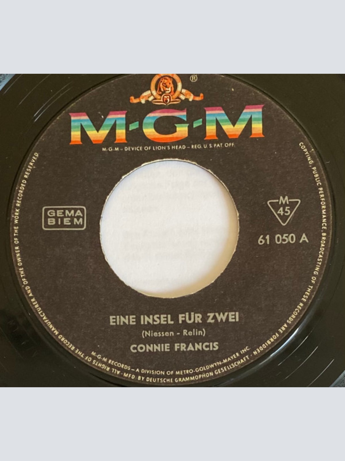 Vinyl / Connie Francis - Eine Insel Für Zwei