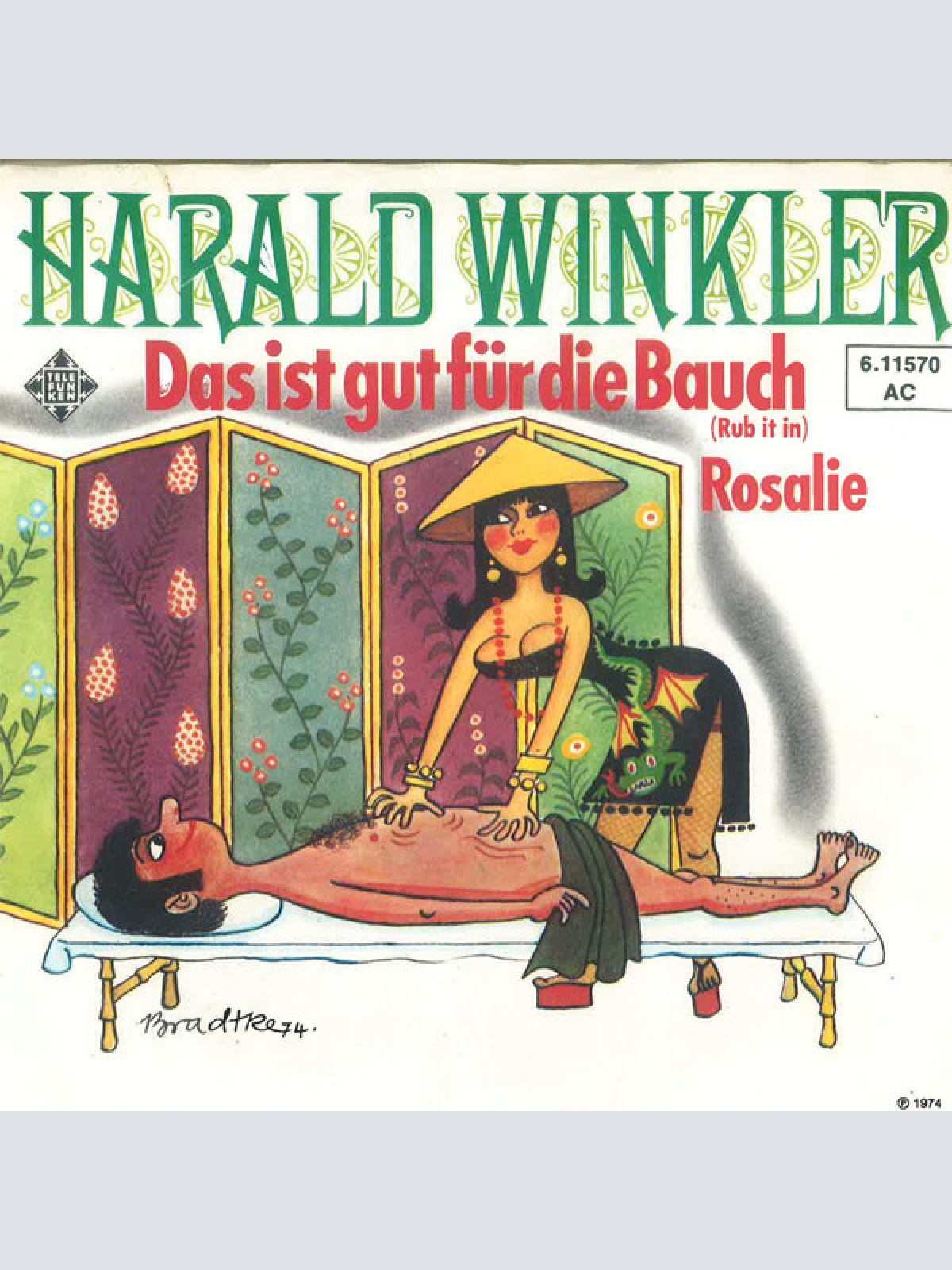 Vinyl / Harald Winkler - Das Ist Gut Für Die Bauch (Rub It In)