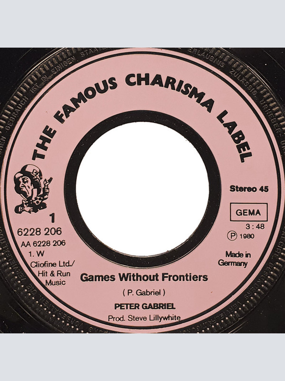 Vinyl / Peter Gabriel - Games Without Frontiers