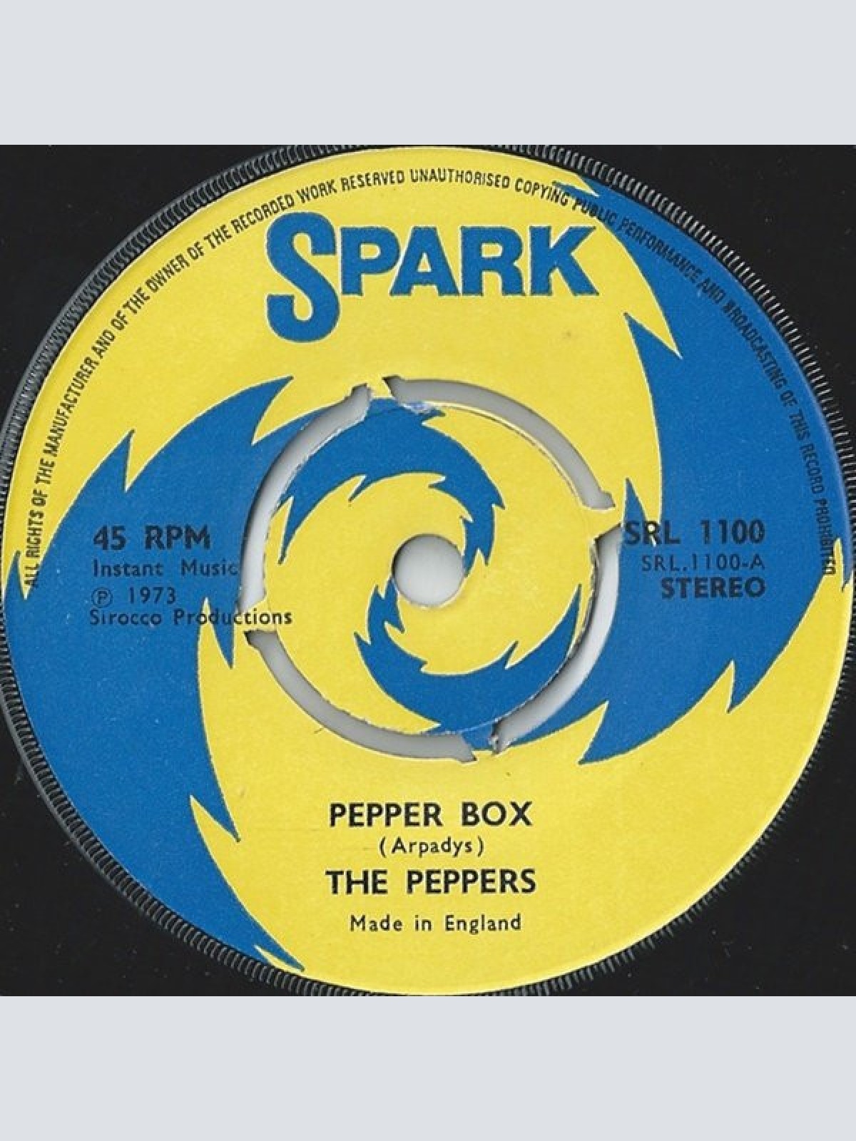 Vinyl / The Peppers - Pepper Box