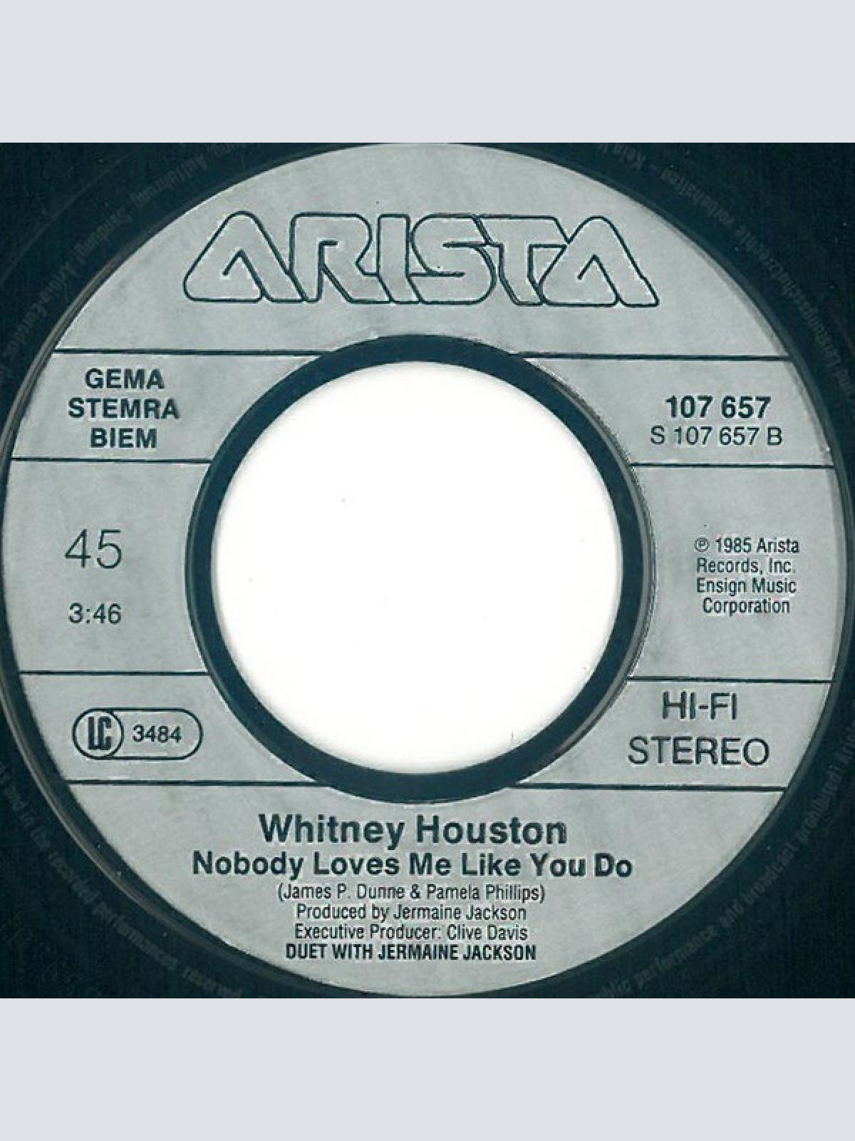 Vinyl / Whitney Houston - Saving All My Love For You