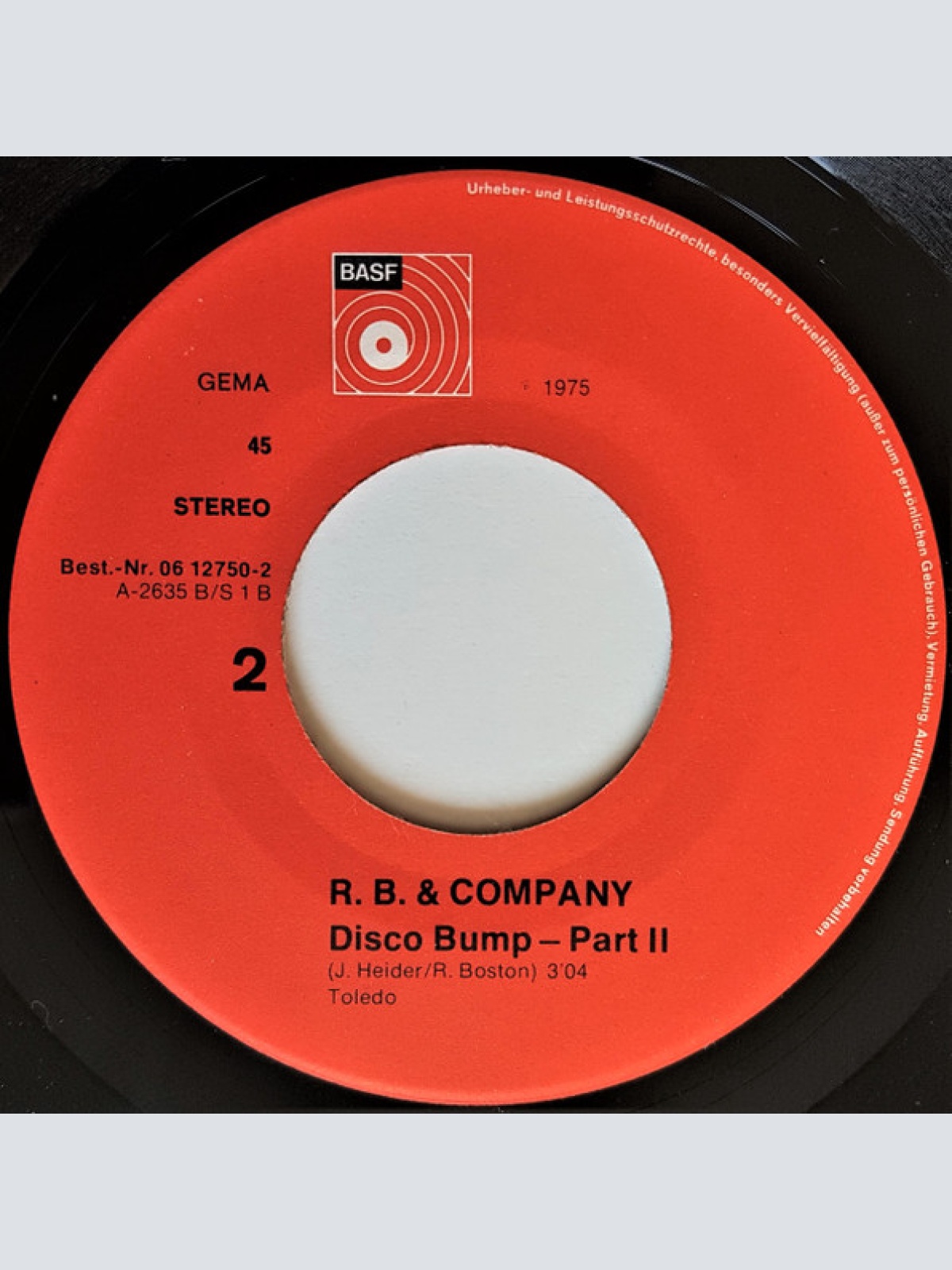 Vinyl / R. B. & Company - Disco Bump