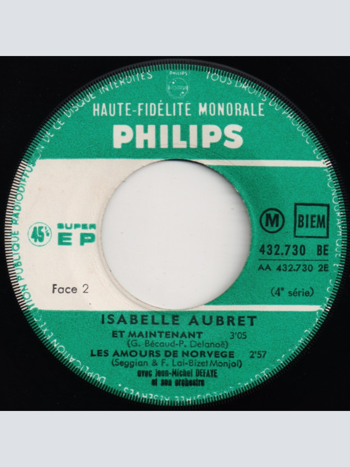 Vinyl / Isabelle Aubret - Tintin Et La Toison D'or (4ème Série)