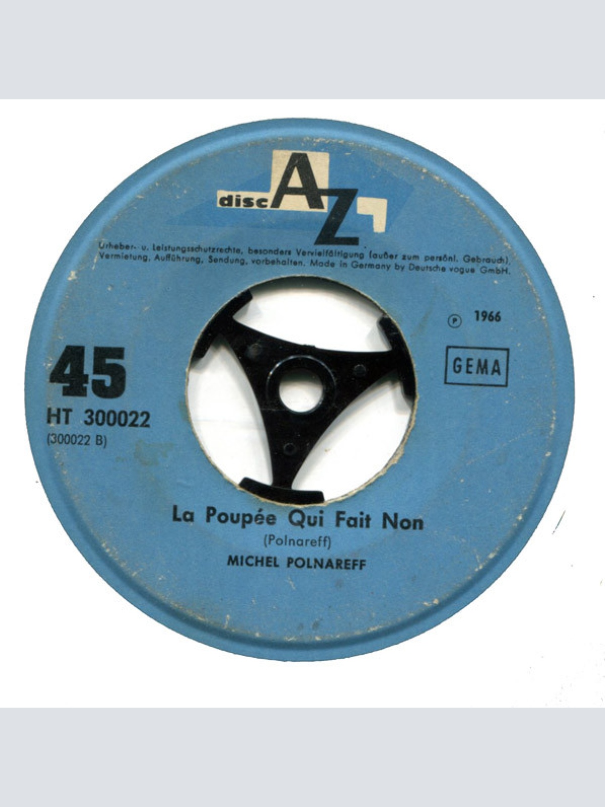 Vinyl / Michel Polnareff - Love Me, Please Love Me / La Poupée Qui Fait Non