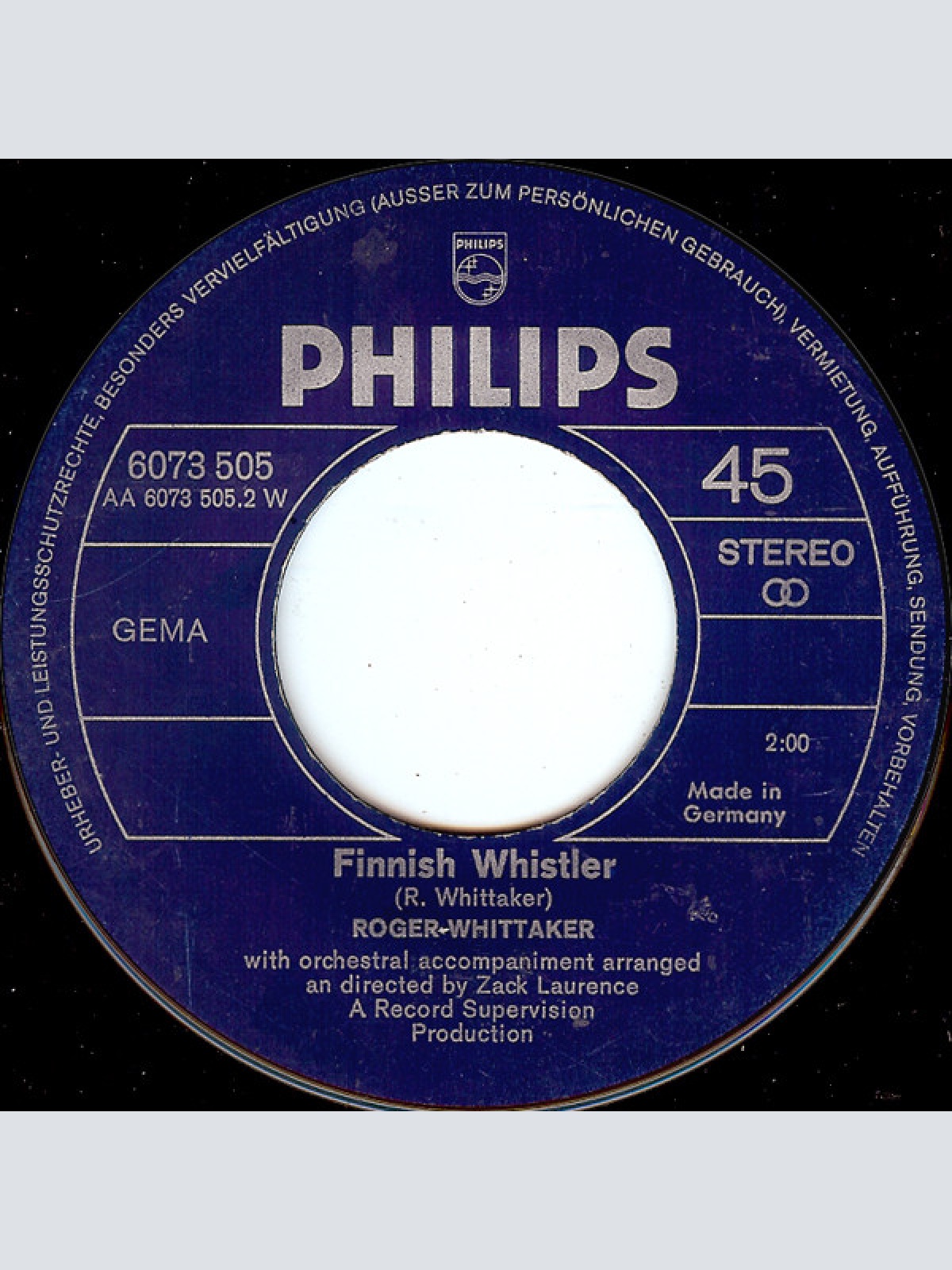 Vinyl / Roger Whittaker - Was Hat Er Dir Denn Getan