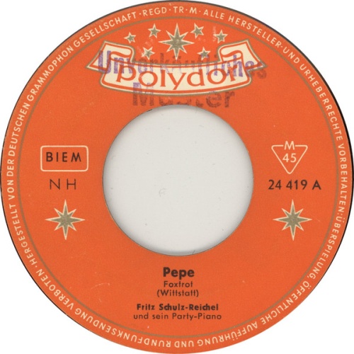 Vinyl / Fritz Schulz-Reichel - Pepe