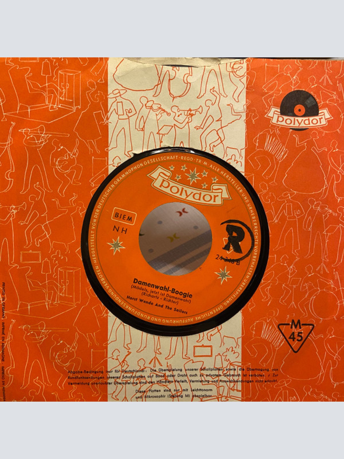 Vinyl / Horst Wende And The Sailors* - Schifferklavier-Mambo / Damenwahl-Boogie