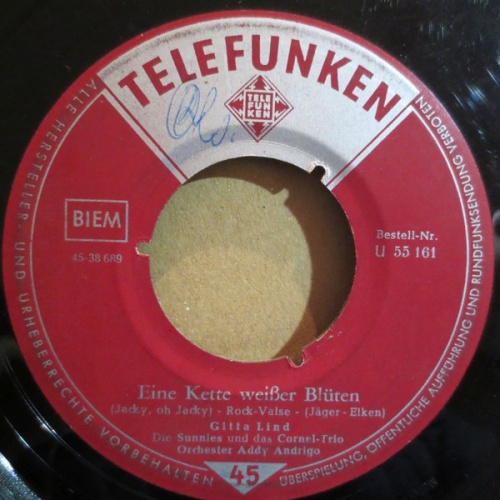 Vinyl / Gitta Lind - Eine Kette Weißer Blüten