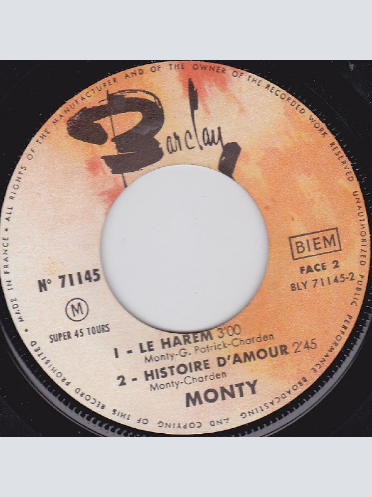 Vinyl / Monty (6) - Rêves D'enfant