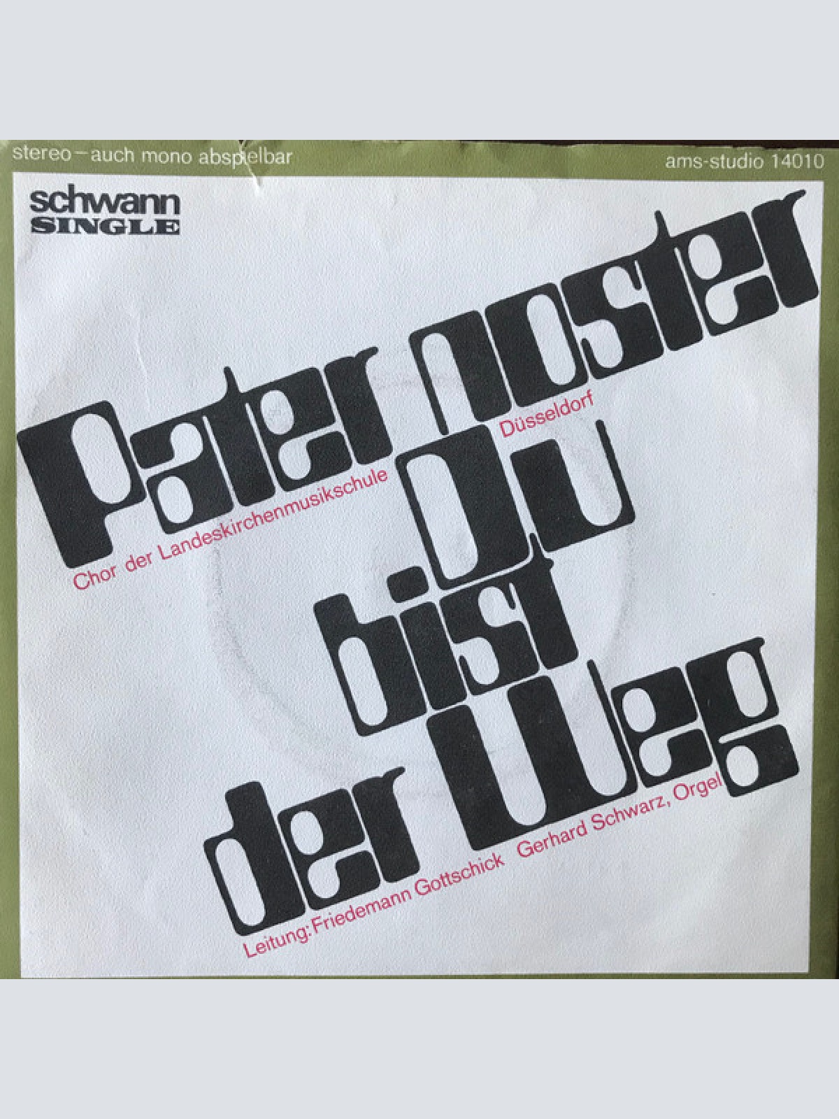 Vinyl / Various - Pater Noster / Du Bist Der Weg