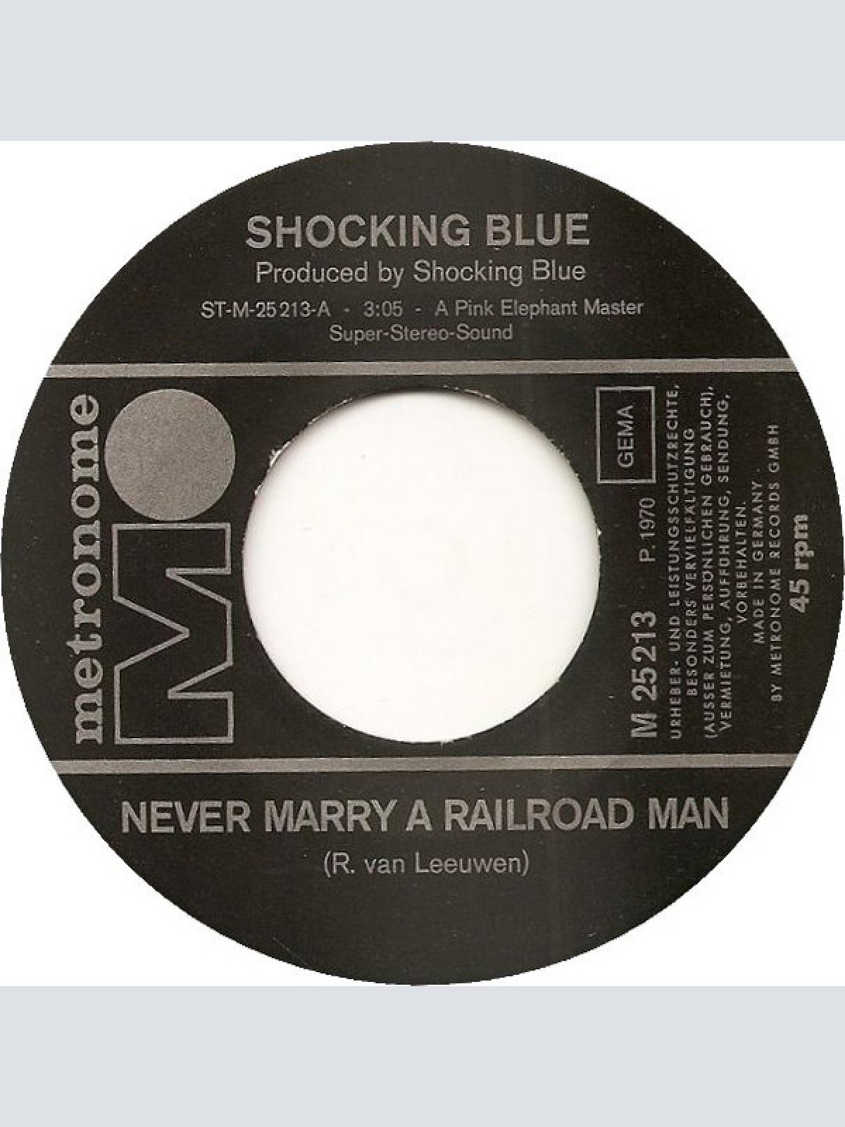 Vinyl / Shocking Blue - Never Marry A Railroad Man
