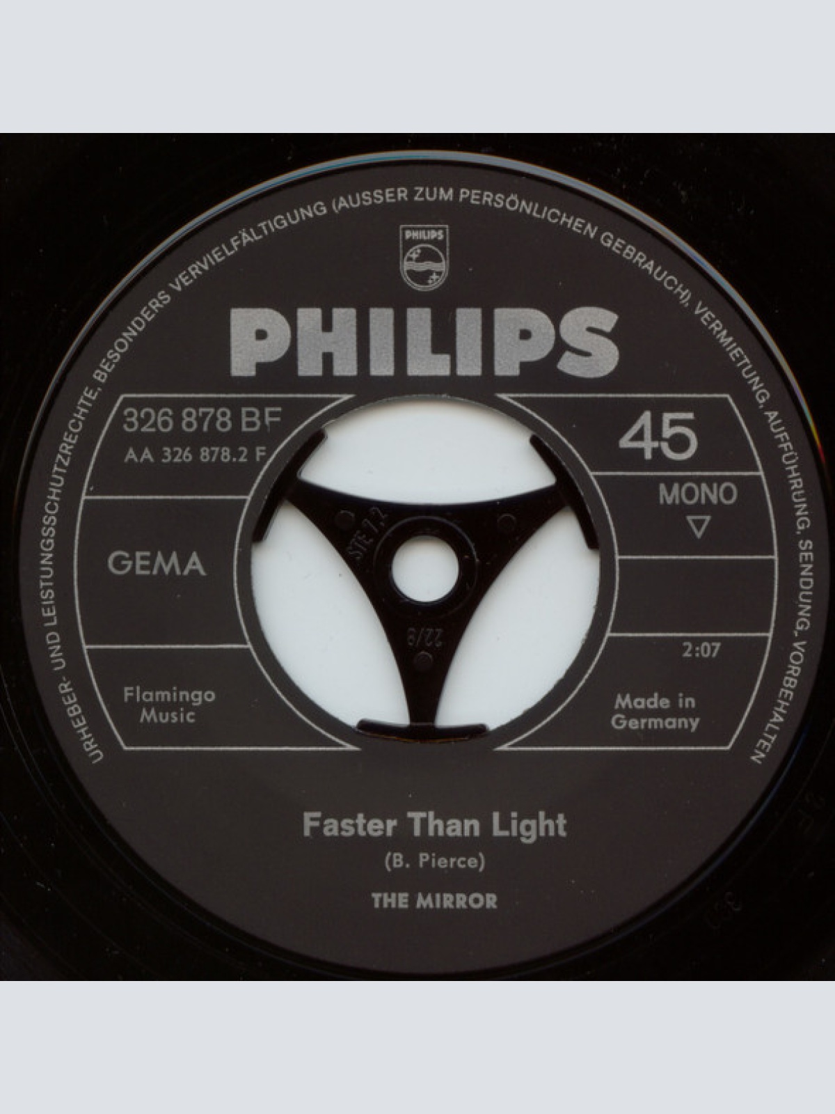 Vinyl / The Mirror - Gingerbread Man / Faster Than Light