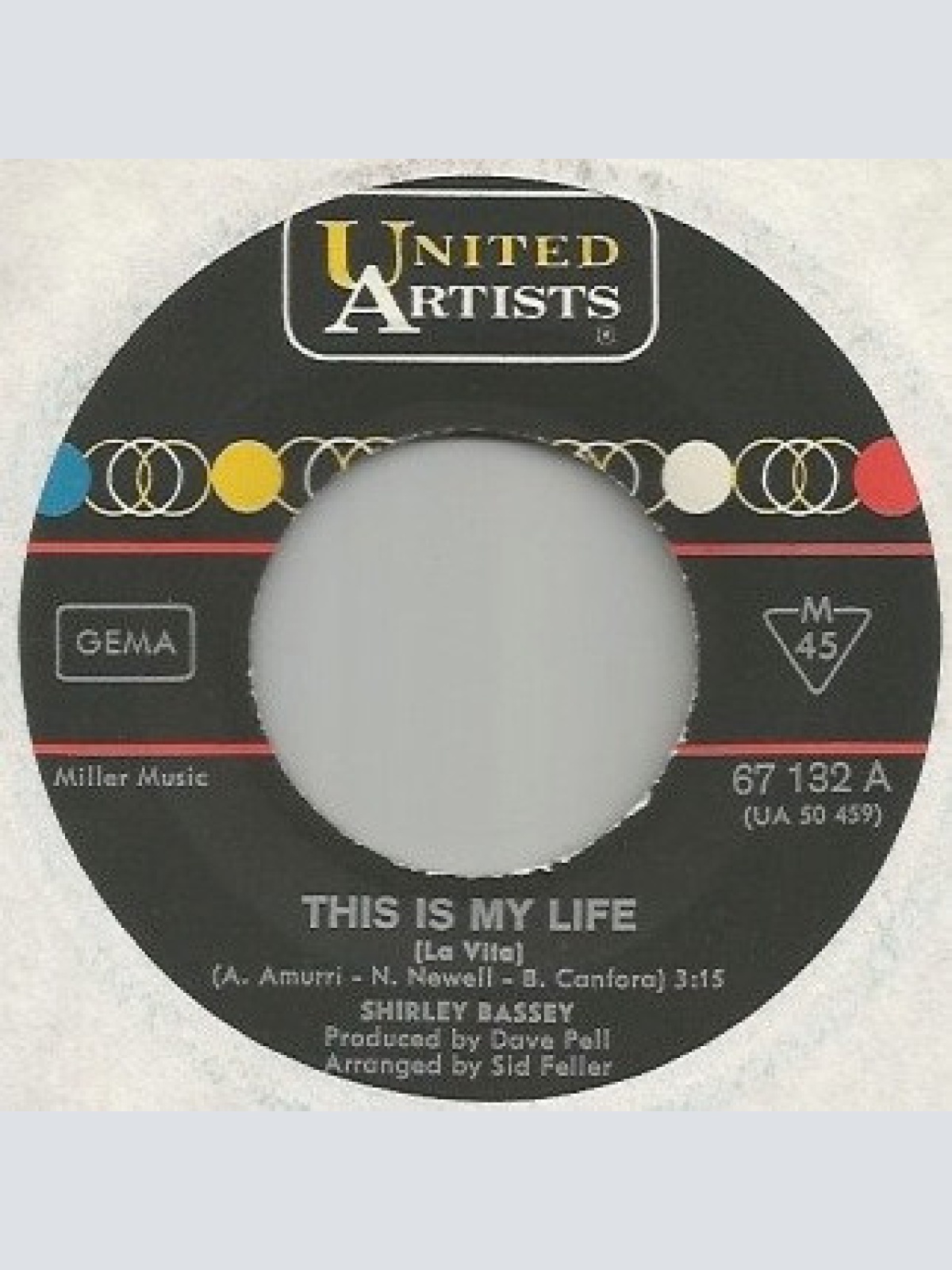 Vinyl / Shirley Bassey - This Is My Life (La Vita) / Funny Girl