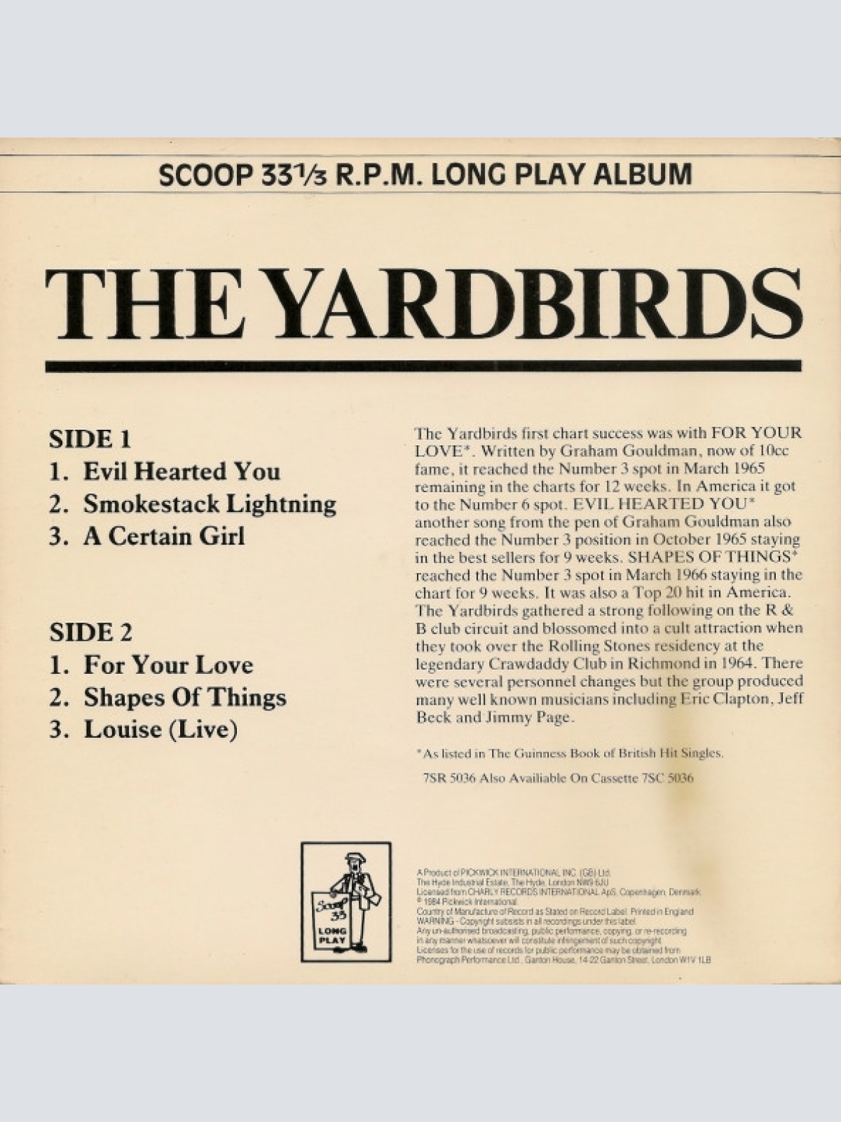 Vinyl / The Yardbirds - The Yardbirds