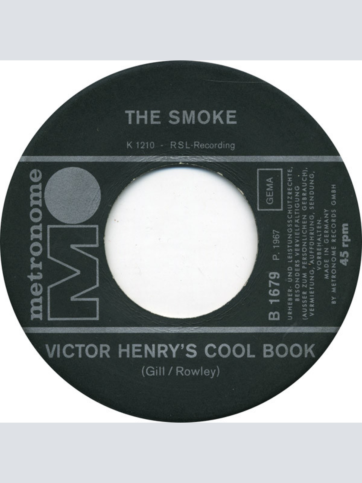 Vinyl / The Smoke - Victor Henry's Cool Book / Have Some More Tea